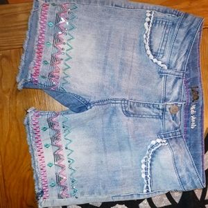Lee Girls Jean Detailed Shorts Sz.12